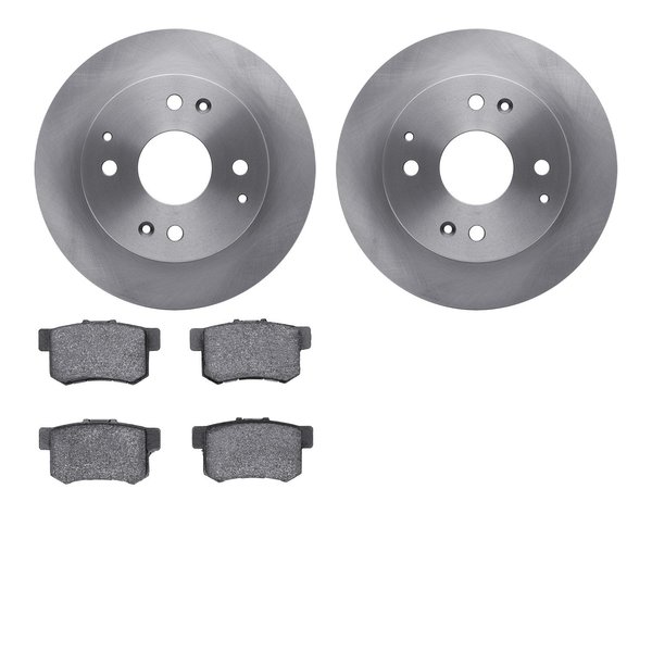 Dynamic Friction Co 6502-58061, Rotors with 5000 Advanced Brake Pads 6502-58061